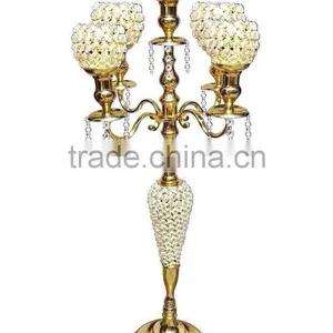 CRYSTAL CANDELABRA CENTERPIECE FOR WEDDING thumbnail-1