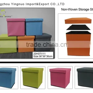 Solid Orange Color 600D Polyester Household Storage Foot thumbnail-6