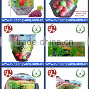 CPP Plastic Stand up Pouch Slider Zip Lock Protection Fruit Bag for Grape thumbnail-5