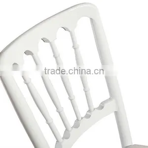 Wholesale Quality Stackable White Aluminum Napoleon Chair QL-D908 thumbnail-5