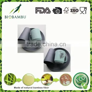 High Temperature Food Grade Portable Bambou Fiber Vaisselle thumbnail-1
