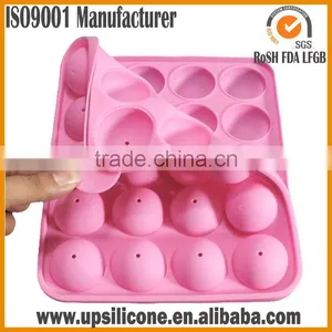 2016 Non-stick Silicone Lolly Model ,Lolly Pop Baking Mold,Silicone Ball Cake Molds thumbnail-3