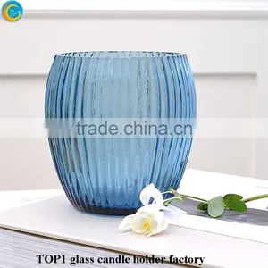 Factory Ball Shape Crystal Glass Candle Holder thumbnail-5