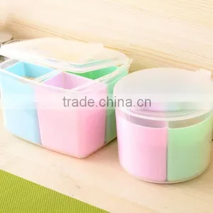 Wholesale 4 Cases Plastic Spice Bottles Wholesale Seasoning Bottle Spice Box With Spoon thumbnail-4