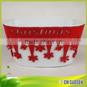 Exquisite Unique Flannelette and Metal Balcony Flower Pot thumbnail-3