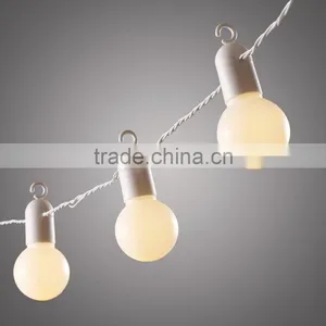 20 Warm White Indoor Outdoor Use Hanging LED Festoon Party Lights thumbnail-5