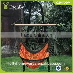 All Weather Rattan Hanging Chair With Cushion Outdoor Swing Chair Furniture thumbnail-4