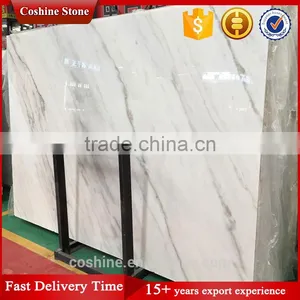 Polished White Big Marble Slab Natural Stone Slab thumbnail-3