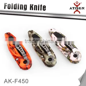 Colorful Camping Folding Knife 3Cr13 Blade Aluminum Handle Outdoor Survival EDC Knives Best Gift thumbnail-3