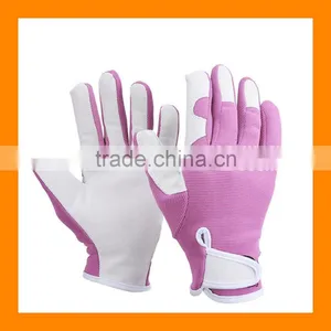 Comfortable Fit Pink Ladies Gardening Gloves Lawn and Garden Gloves For All Yard Work thumbnail-6