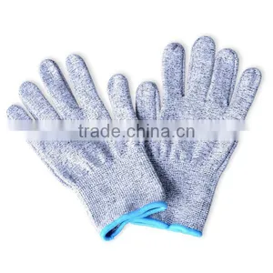 Food Grade HPPE String Knitted Kitchen Safety Gloves Cut Resistant thumbnail-4