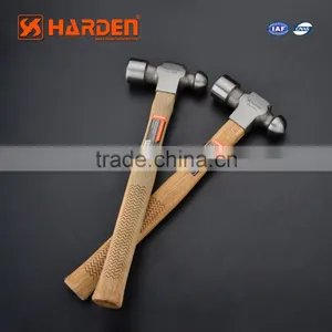 45 Carbon Steel Ball Pein Hammer With Oak Wood Handle thumbnail-1