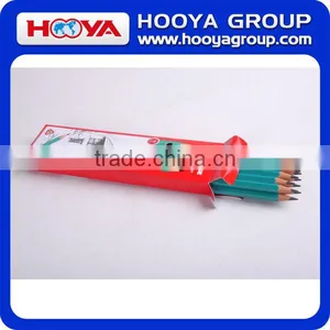 7" Length Hexagonal Lead2.0 HB Plastic Pencil Pre-Sharpened Without Eraser, Box of 12pcs, thumbnail-1
