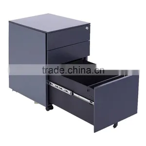 High Quality 3 Drawer Vertical Steel Filing Cabinet thumbnail-6