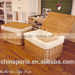 Hot Sale!! Classic and New Fashional Wickerwork/Wicker Baskets for Clothes and Other Items thumbnail-3