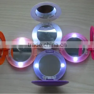 New Led Makeup Pocket Mirror Cosmetic Mirror thumbnail-1