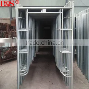 Galvanized H Frame Scaffolding System Walk Through Scaffold Ladder Tower in Scaffolding thumbnail-2