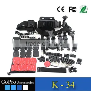 2016 Best Seller 65 in 1 Products Kit Used for Gopros Heros 4 Accessories Kit Mount thumbnail-3