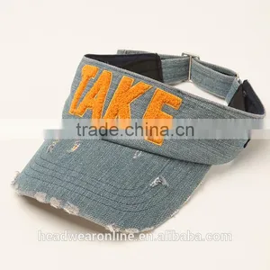 High Quality Sun Visor Cap With Embroidery Logo Made in Guangdong thumbnail-6