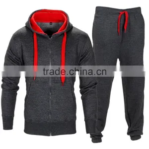 MENS Full Zip Brushed Warm Fleece Tracksuit Mens ,men's Sports Fleece Tracksuit thumbnail-2
