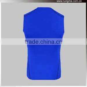 Newest Customized High Qualiity Compression Vest Gear, Performance Training Wear Rash Guard For Men Boys thumbnail-3