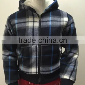 The Kid Style Black Shell With White Lining Cute Little Boys Jacket thumbnail-1