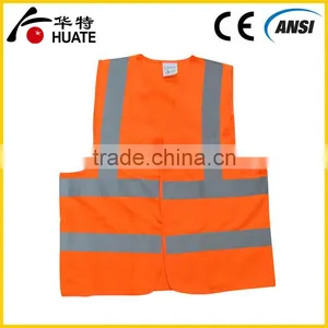 Reflective LED Vest for Cycling/reflective Garment/safety Vest/orange Vest thumbnail-1