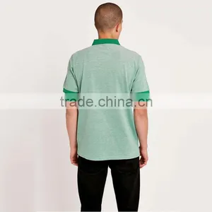 Custom Green Plain Polo Shirt Cheap Uniform Dri Fit Mens Wholesale Shirt thumbnail-3