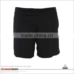 NEW CUSTOM DESIGN PLAIN BLACK MMA SHORTS WITH WATERPROOF ZEPPERS thumbnail-3