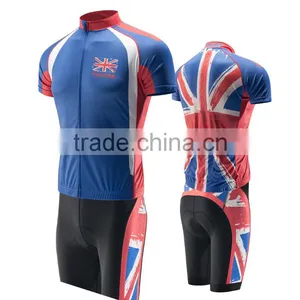 Sublimation Custom Short Sleeves Men's Cycling Sportswear thumbnail-2