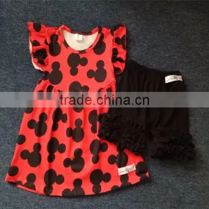 Wholesale Children's Boutique Clothing Kids Clothes Wholesale China Pearl Tunic Clothing Sets thumbnail-1