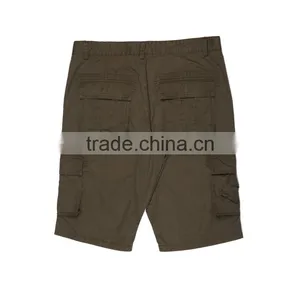 Apparel Factory Fashion Design Army Green Micro Cheap Chino Six Pockets Sports Short Pants thumbnail-4