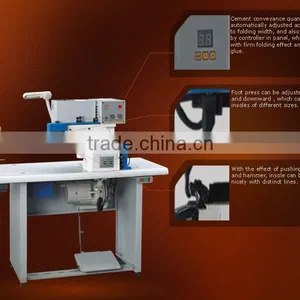 DS-701-1A Automatic Insole Cementing/ Folding Machine Shoe Machine Leather Machine thumbnail-1