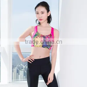 Fashion High Impact Sublimated Reversible Racerback Sports Bra thumbnail-3
