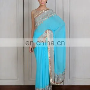 Latest Indian Designer Fancy Sari/Sarees 2016 thumbnail-4