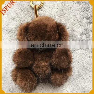 New Cute Wholesale Hat Accessory Genuine Mink Fur Fashion Accessory thumbnail-1