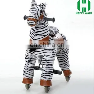 2017 Hot Sale Mechanical Horse for Sale, Plush Horse Ride-on for Kids, Walking Pony Toy thumbnail-2
