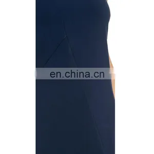 Hot Sale Ladies Satin Sleeveless Latest Formal Dress Patterns thumbnail-5