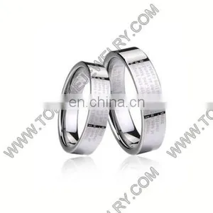 2014 Wholesale Tungsten Ring Blank Inlay cz thumbnail-5