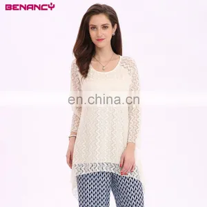Custom Ladies Mesh See-through Tunic Pattern Occasion Clothing thumbnail-1