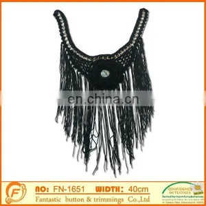 Fancy Tassel Lace Neck Collar for Women Clothings thumbnail-1