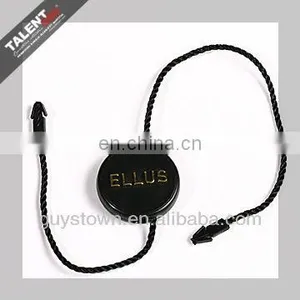 Custom Garment Brand Name Logo String Lock Seal Tag thumbnail-6