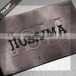 Custom High Quality Loop Folded Woven Private Label for Clothing thumbnail-5