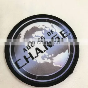 Embroidery Woven Sublimation Printing Marrow Border Patches Sew on or Iron on Badges Patches thumbnail-4