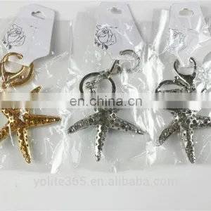High Good Quality Gifts Metal Key Chain Star Creative Diamond Bag Accessories thumbnail-6
