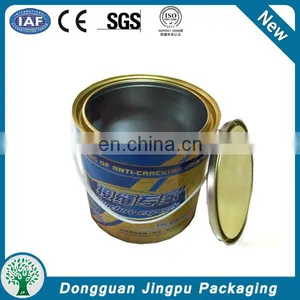Customized Round Clear Paint Can With Tin Lid thumbnail-4