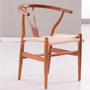 Solid Wood Western Hotel Restaurant Cafe Club Leisure Chair thumbnail-1