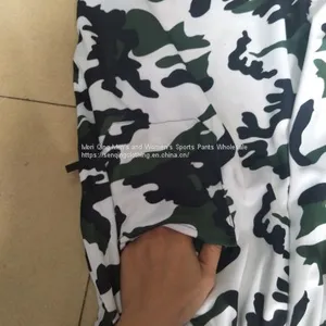 Handsome Cotton Green Uniform Sport Pants Pure Color Casual Pants thumbnail-3