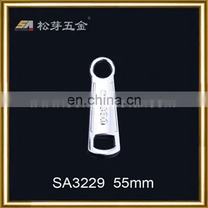 Metal Silver Plated Pvc Zipper Puller Slider thumbnail-1