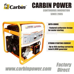 6.0KW SSC Auto-choke Gasoline Generator thumbnail-1